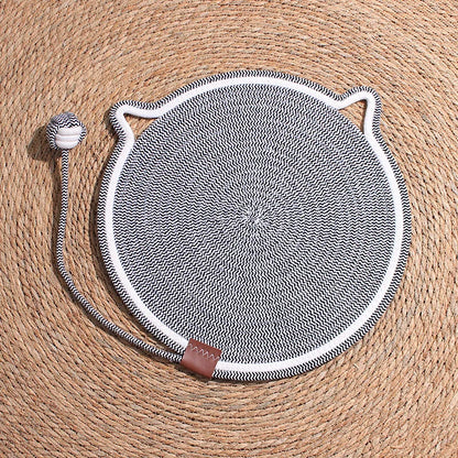 Sisal Cat Scratching Mat with Padded Lounging Area