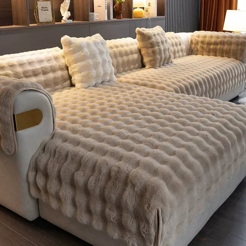 Luxury Plush Sofa Protector