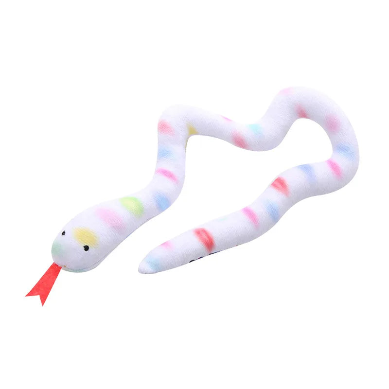 Catnip Snake Toy for Cats – Plush Kicker Toy with Catnip Filling
