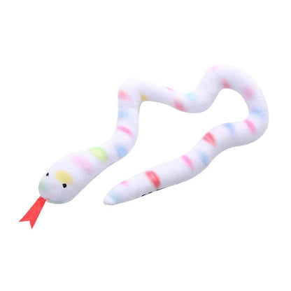 Catnip Snake Toy for Cats – Plush Kicker Toy with Catnip Filling